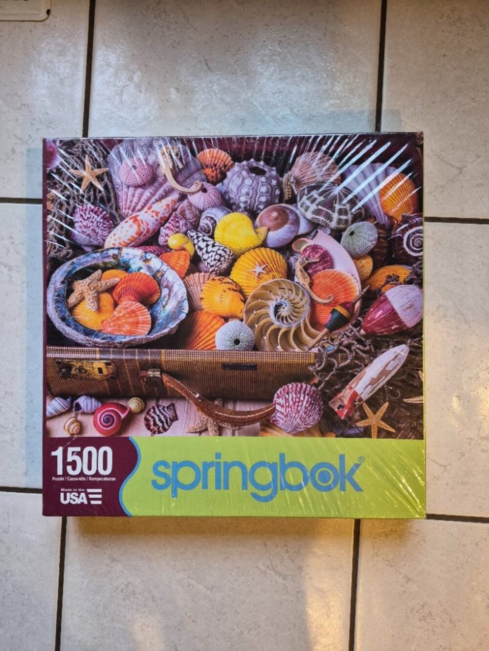 NEW Springbok 1500 Piece Jigsaw Puzzle Seashells